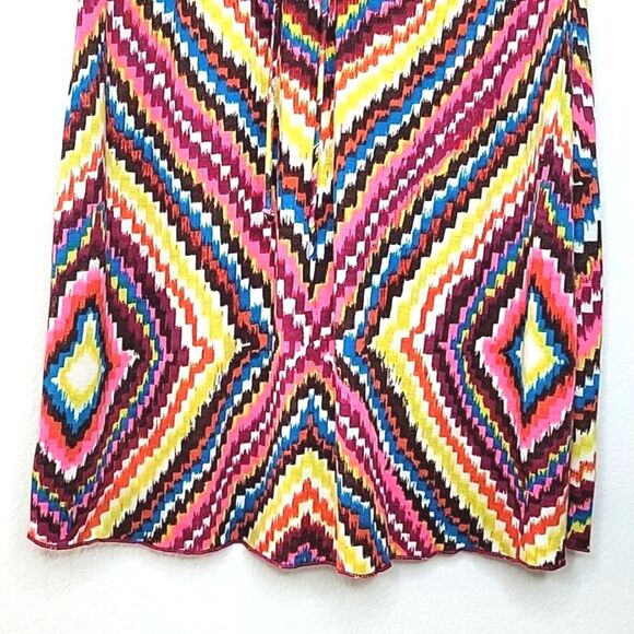 DELIA'S Sleeveless Summer A-line Mini Tube Dress size M Colorful Built-in Bra - Picture 8 of 12